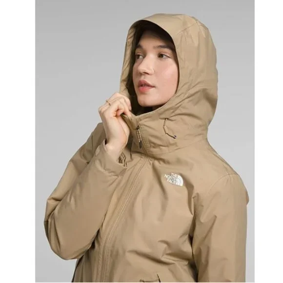 The North Face Women's Carto TriClimate Jacket Khaki Stone 3XL